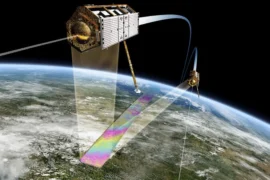 Satellite service monitors ground for construction Thumbnail