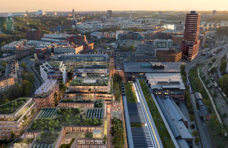Stockholm's pioneering timber city district moves forward