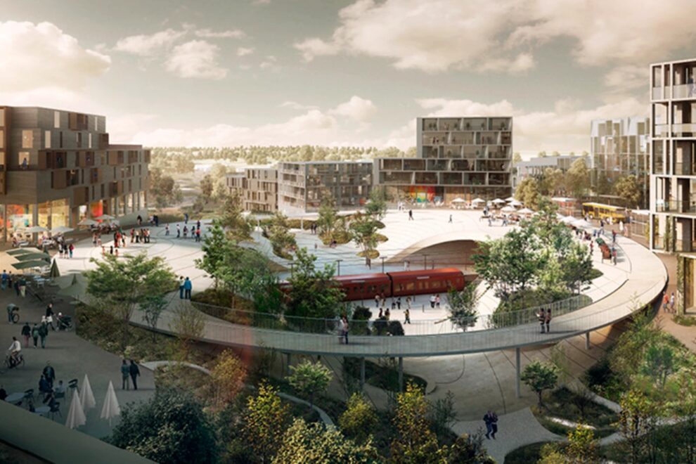 Major new residential district taking shape in Vinge