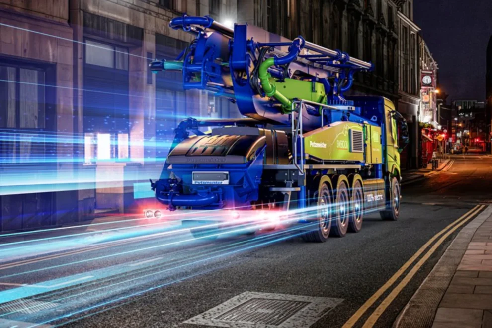 First electric concrete pump to be deployed in Stockholm