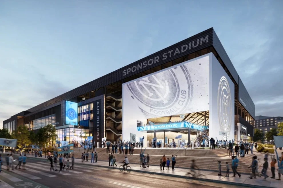 New York City's first-eversoccer stadium, which is being built in Willets Point, Queens, by Turner Construction.