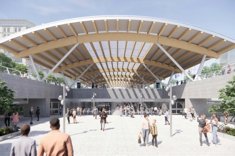 Skanska tackles canopy demo at $230M transit center