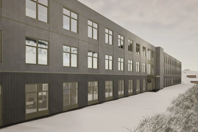 Moelven builds 2,500 sq m office in record time Thumbnail